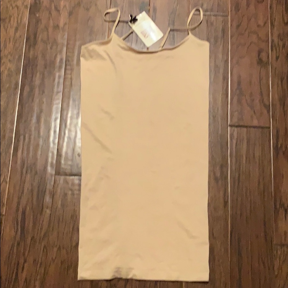 NWT XXL nude no slip spandex dress